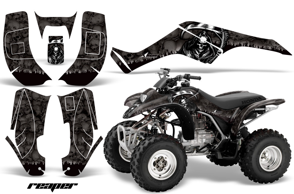 Honda TRX 250 EX-2002 2004 GRAPHICS KIT Reaper BLK